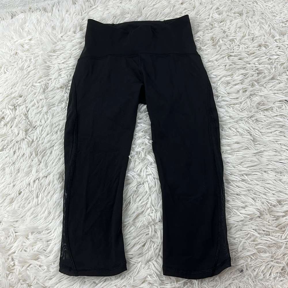 Lululemon Train Times Crop (17") Black